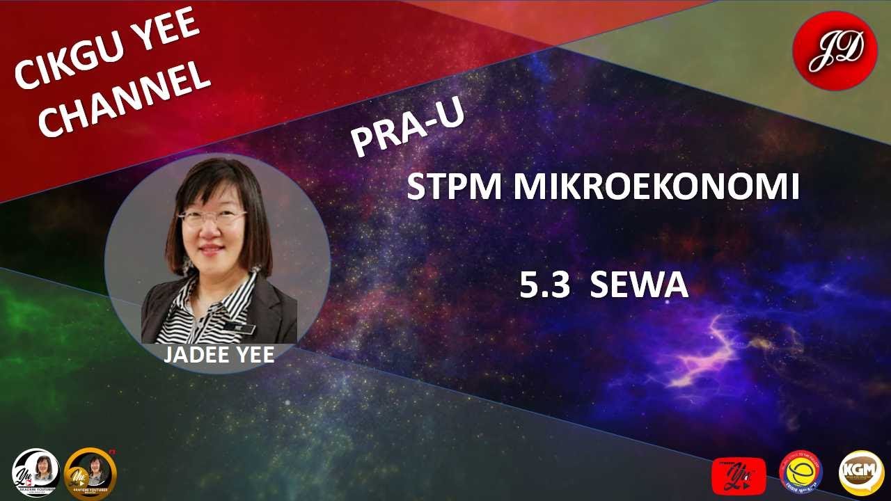 EKONOMI STPM : 5.3 SEWA