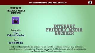 Adobe Media Encoder CC | Best 21 Alternatives of Adobe Media Encoder CC