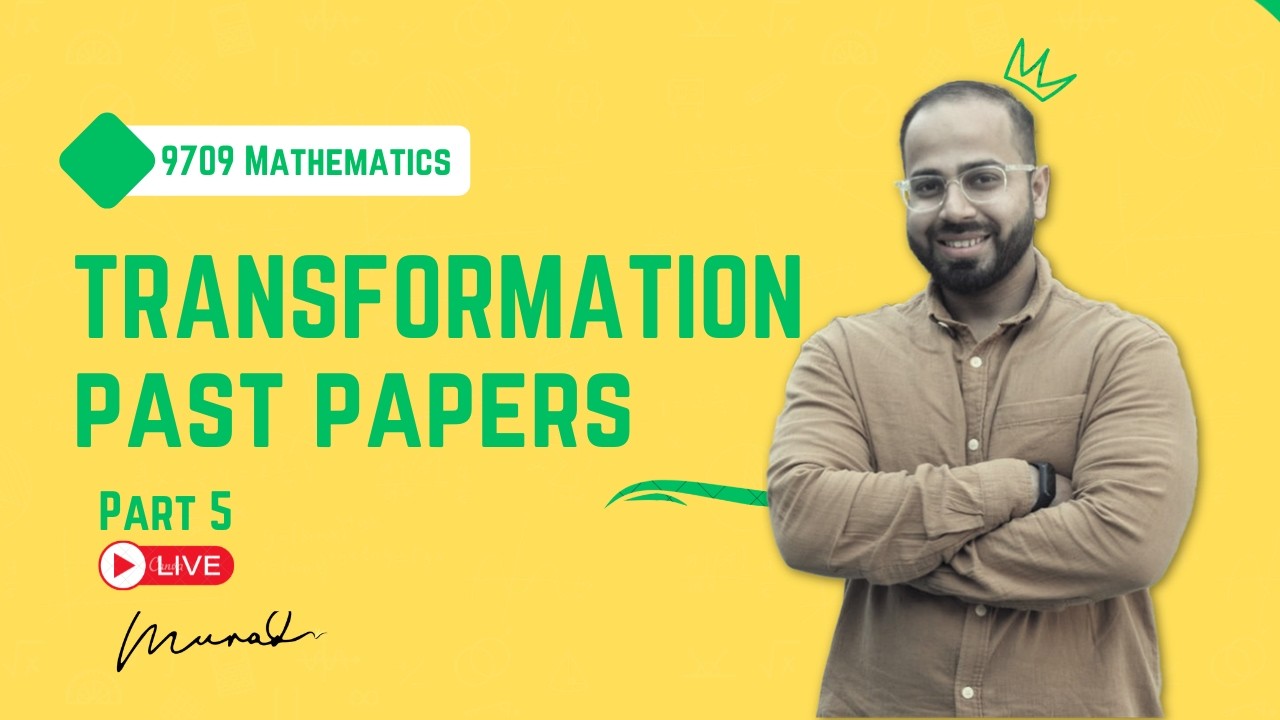 Transformations (Hard Questions) 🔥 | 9709 Past Papers | A Level Maths LIVE Revision