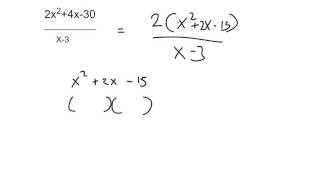 Junior Cert Simplifying Algebraic Fractions
