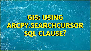 GIS: Using arcpy.SearchCursor SQL clause? (3 Solutions!!)