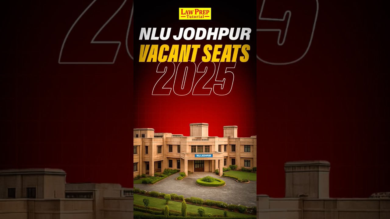 NLU Jodhpur Allotted Vacant Seats 2025 