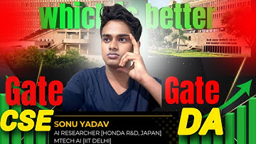 Shocking Reality😱: GATE CSE? or GATE DA? | GATE 2026