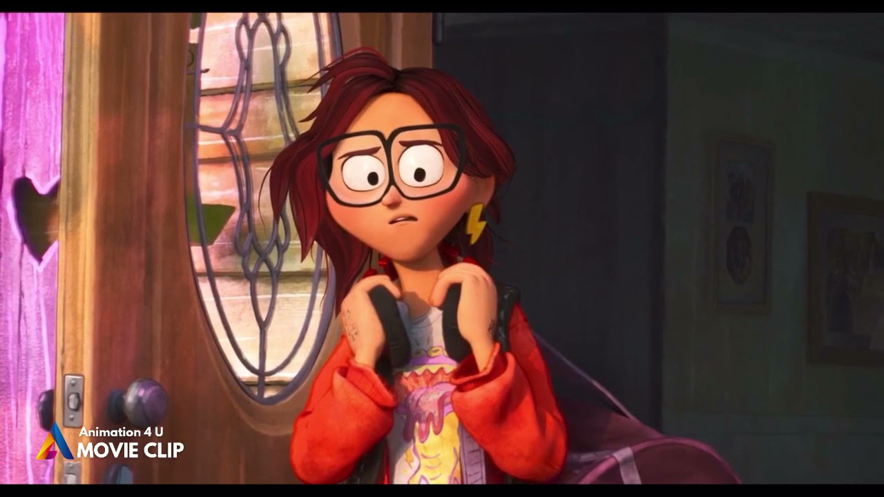 The Mitchells vs. the Machines ( driving to school road trip scene) clip 2/10