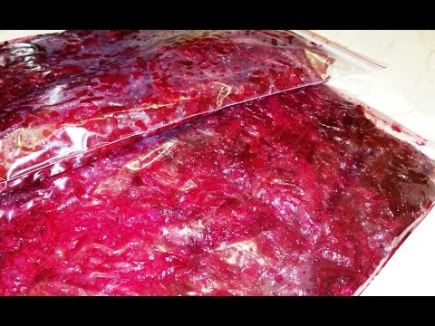 Заморозка СВЕКЛЫ на зиму