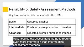 Scale and Scope of Safety Assessment Methods in the Project Development Process