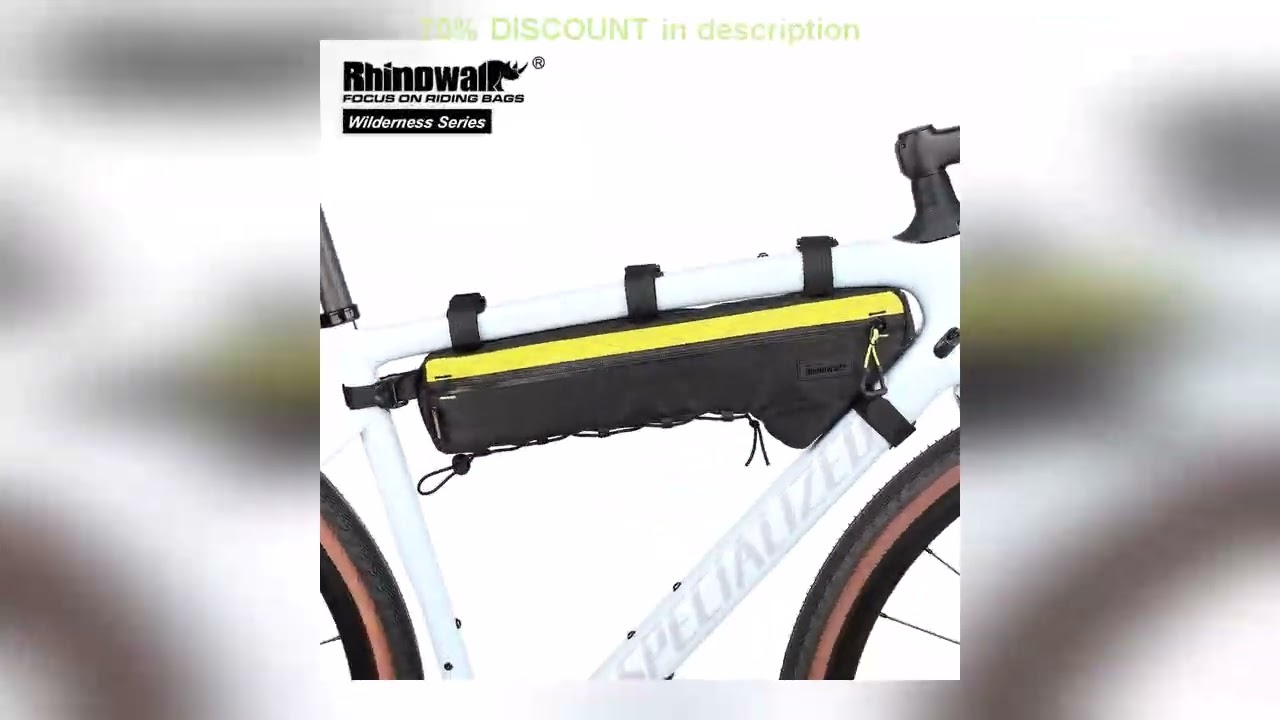 A must-have product! Rhinowalk Bike Frame Bag Water-Resistant Bicycle Triangular Crossbeam Bag For