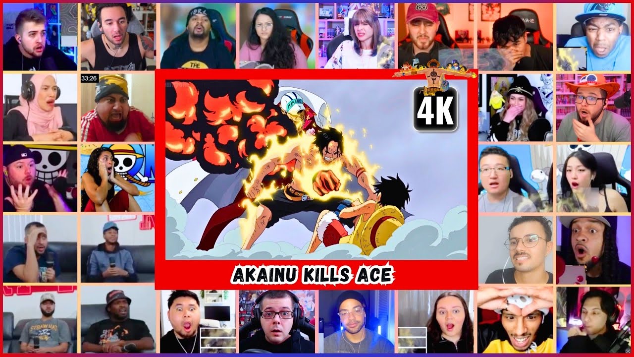 🔥🔥30+ Reactors AKAINU KILLS ACE Mega Reaction Mashup - One Piece Episode 482 Mega Reaction Mashup