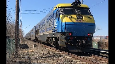 Two LIRR Double Decker Trains Fly Through New South Rd.