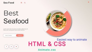 website animation using html and css - Part-01 | Animate.css | Frontend Design | 2020