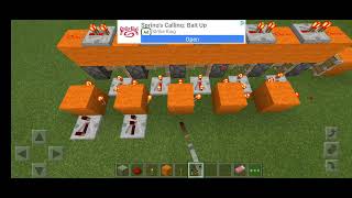 Minecraft Bedrock: infinitely expandable horizontal piston extender tutorial