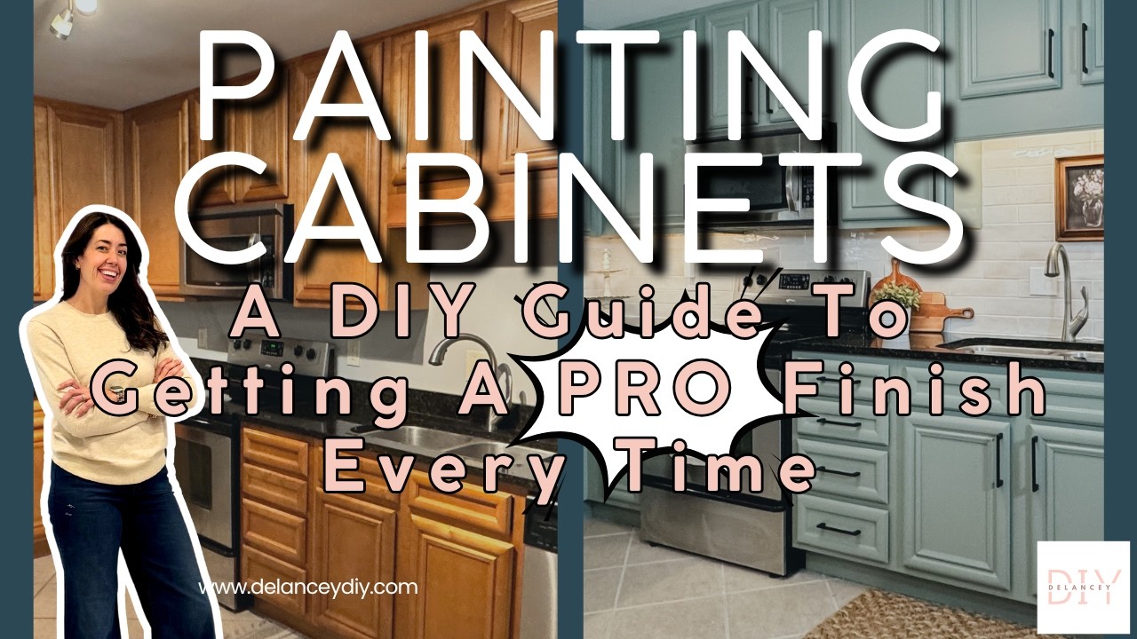 How to Paint Cabinets & Get a PRO Finish EVERY TIME | Step-by-Step DIY ...