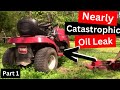 How to REPLACE the CRANKSHAFT SEAL on a KOHLER COURAGE Lawn Tractor Engine