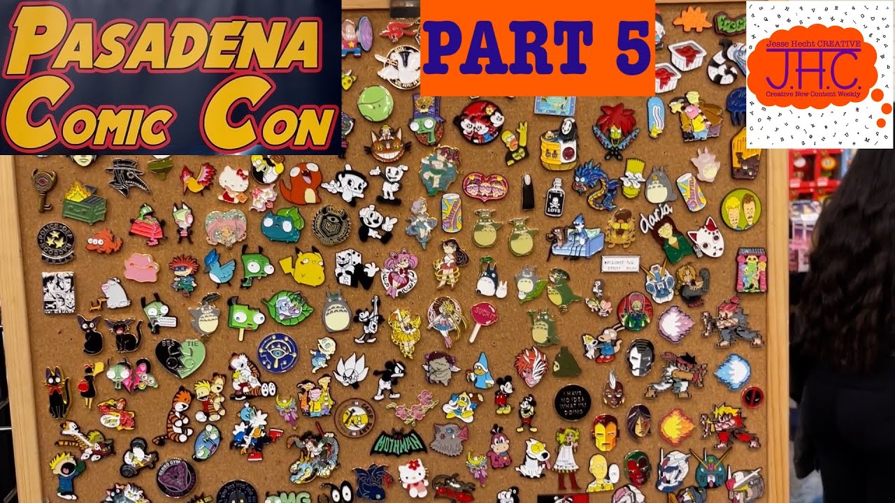 PINS? PASADENA COMIC CON 2025 Sonic the Hedgehog Convention Voice Actors Pokemon Funko Pop Gaming