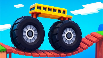 Monsters on wheels 13🛞🔥🔥🔥🚨#fancade #games #game 