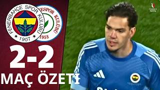 Fenerbahçe - Rizespor 2-2 Maç Özeti Süper Lig 202526