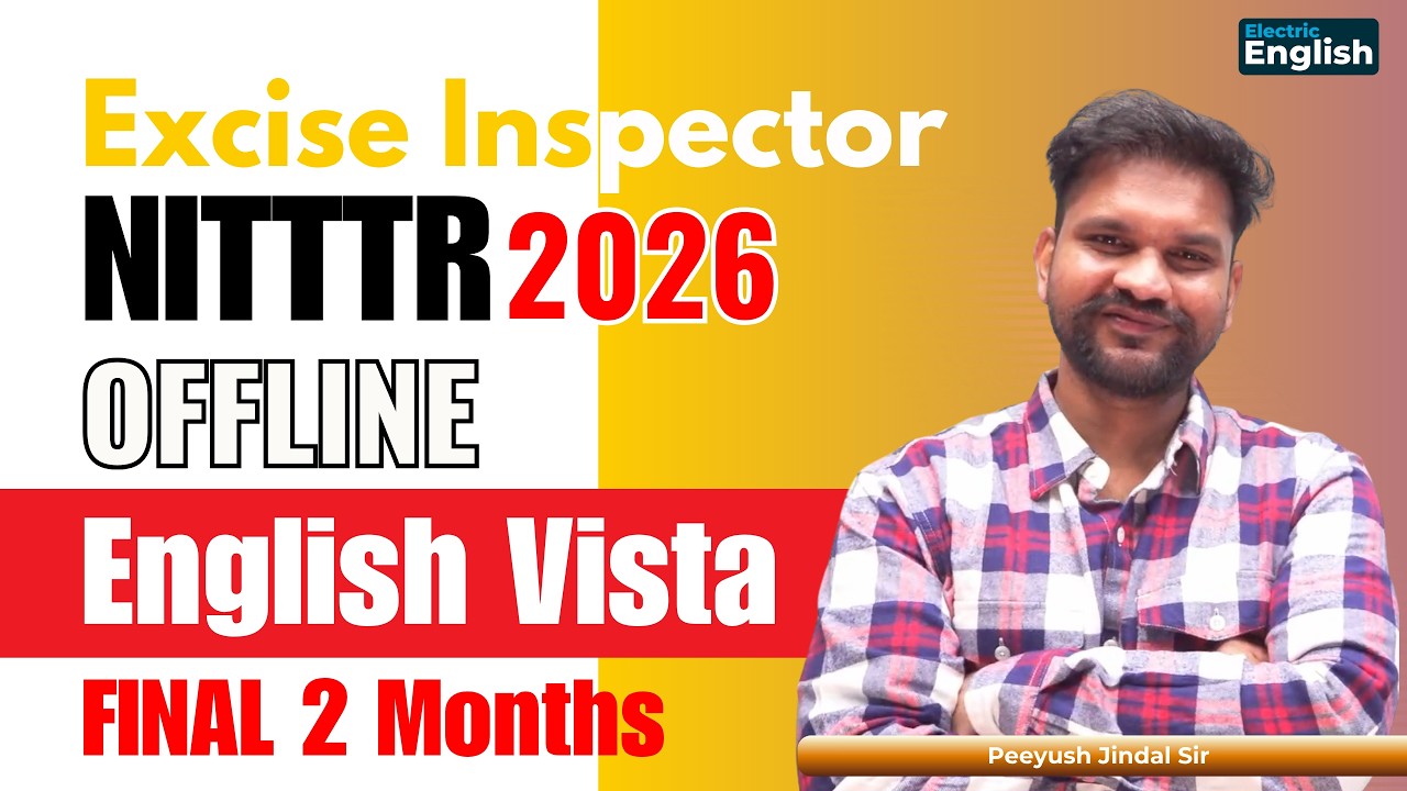 NITTTR VISTA TESTS SERIES EXCISE INSPECTOR