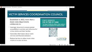 Advocate Webinar   CalVCB Overview and Required Documentation   September 17, 2024