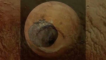 Eerie footage captured by European Space Agency