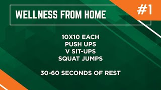 Wellness From Home: #1