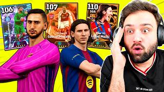 PACK OPENING AND TRYING THEM ALL 🔥 110 Messi 107 Magalhaes 106 Donnarumma - eFootball 2026 mobile