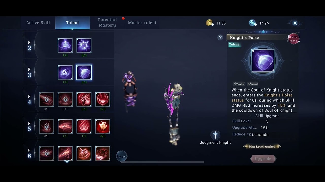 MU ORIGIN 3 Paladin Verdict Knight Skills and Talents.