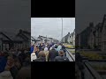 The calm before the storm. Peaceful procession, Harryville Ballymena. 9th June 2025.