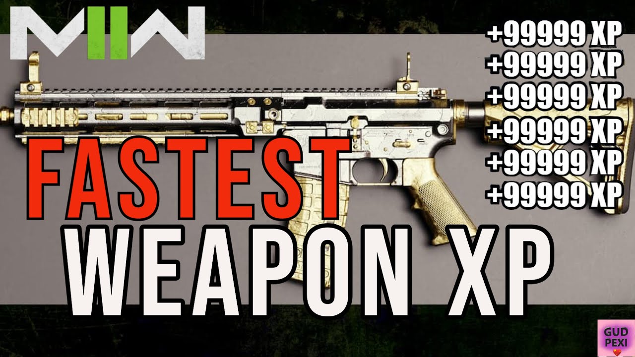 FASTEST WEAPON XP METHOD! 26K WEAPON XP IN 1 GAME! *INSANE RANK XP