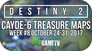 Destiny 2 IO Treasure Map Locations (Cayde-6 Treasure Maps Guide Week #8 24/10 - 31/10)