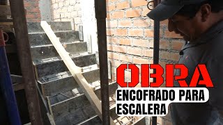 Recomendaciones para realizar un buen encofrado de escalera