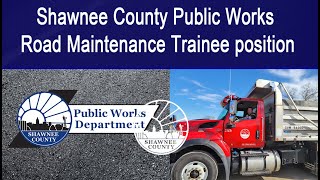 Shawnee County Kansas Road Maintenance Trainee Program