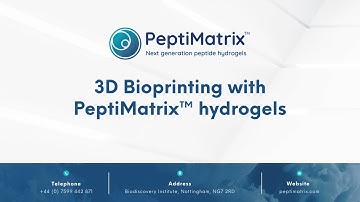 3D Bioprinting with PeptiMatrix hydrogels
