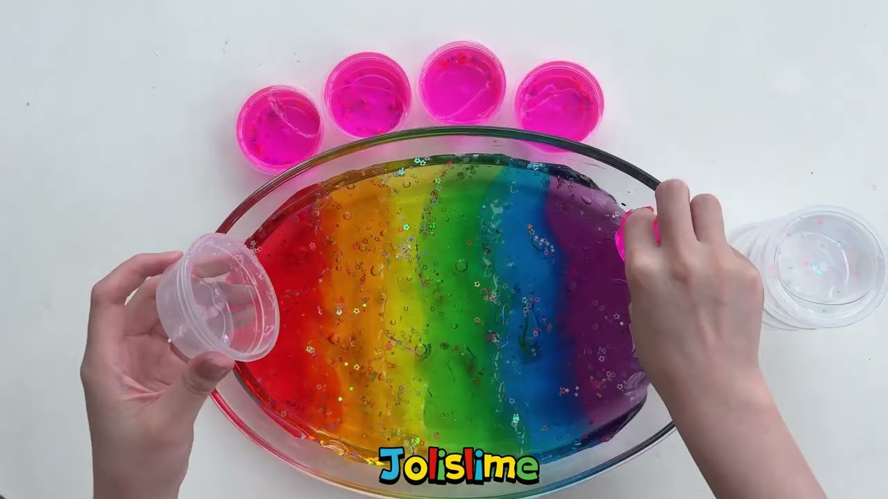 Rainbow Slime Layer + Wax Crack 🌈✨