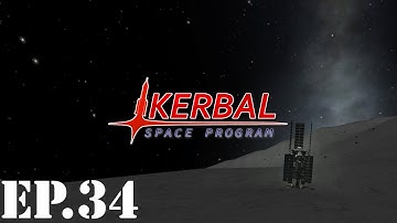 Kerbal Space Program: Career Mode Let’s Play | Part 34 | Mining the Mun