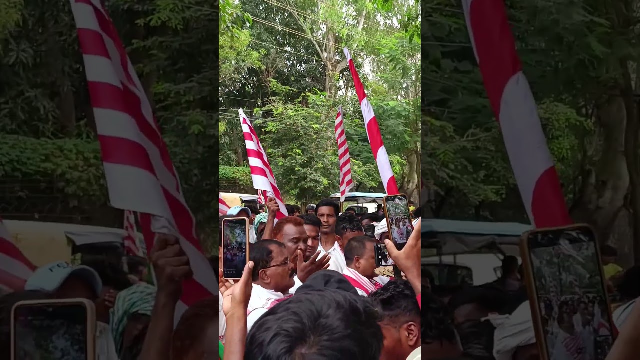 kudmi ko virodh karte hue advasi public