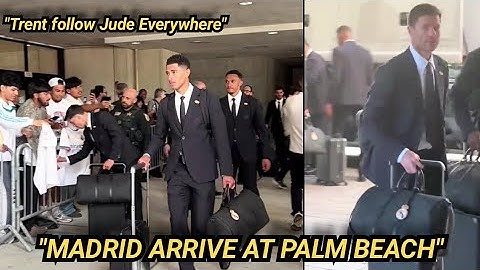 Real Madrid Touch Down in Miami After 10-Hour Flight!#Real Madrid news