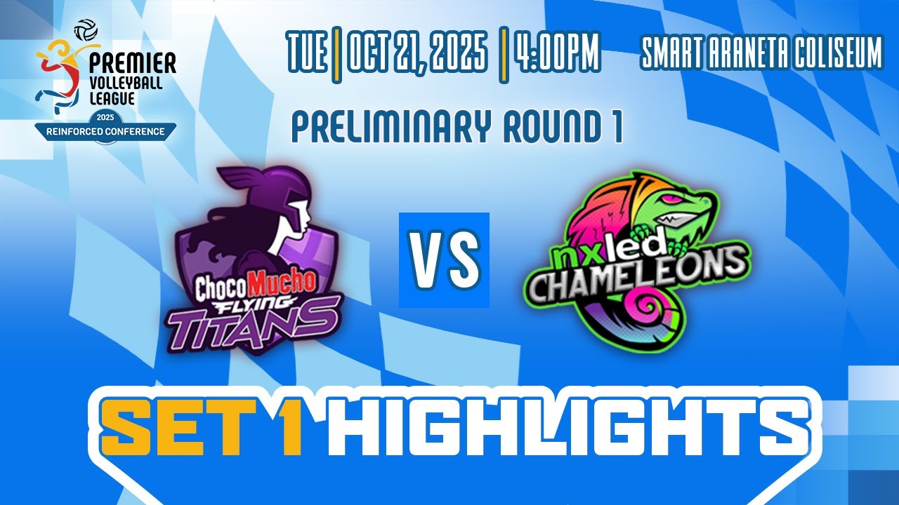 Choco Mucho Flying Titans vs. Nxled Chameleons - 1st Set Highlights