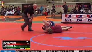 Junior 195 Matthew Werts New York Vs Samuel Mitchell Wisconsin