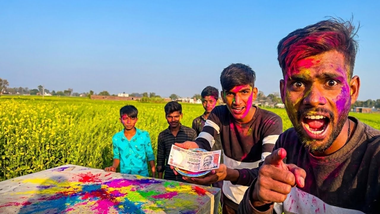 Aankh Band Karke Rang Pehchano aur Jeeto ₹1000! 😱🔥