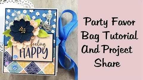 Party Favor Bag Tutorial and Project Share Polly