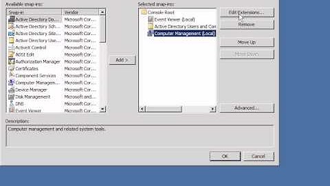 10 Module 3 Creating and Managing a Custom MMC  Exercise 3 Manage the Snap ins of an MMC