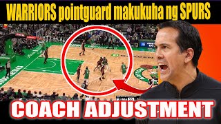 COACH ADJUSTMENT | WARRIORS POINTGUARD sa SPURS | GOLDEN STATE WARRIORS | HEAT VS CELTICS PLAYOFFS