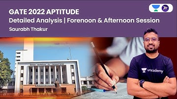 GATE APTITUDE 2022 CE XE In Depth Analysis & Major Takeaways I Forenoon I Afternoon Session