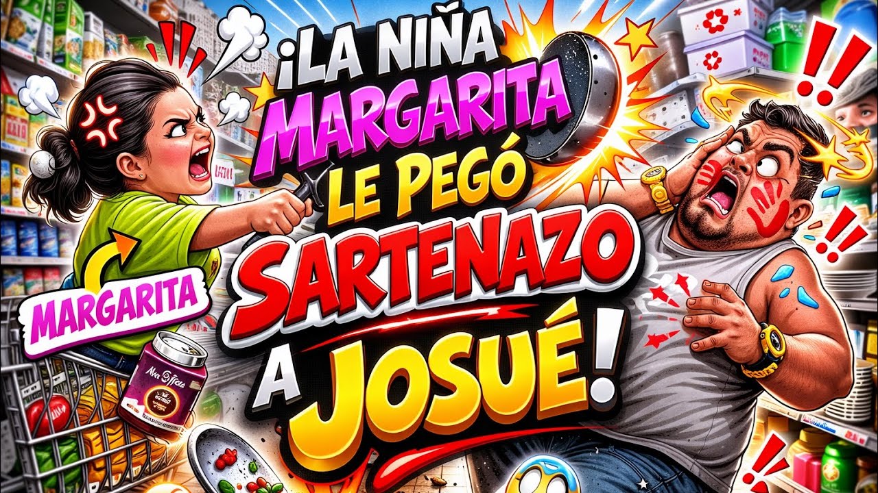 😂 ¡La niña Margarita le pegó sarténazo a Josué! 🍳