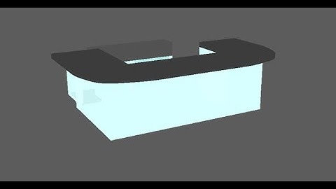 Autodesk Maya 3D Animation Modelling  l  Cafe - Bar Table