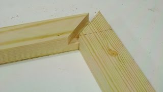 Make mitered half laps on the table saw