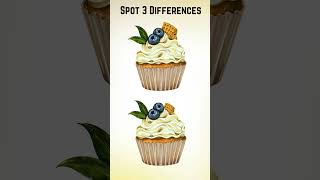 Find 3 Differences Before You Take A Bite shorts puzzle