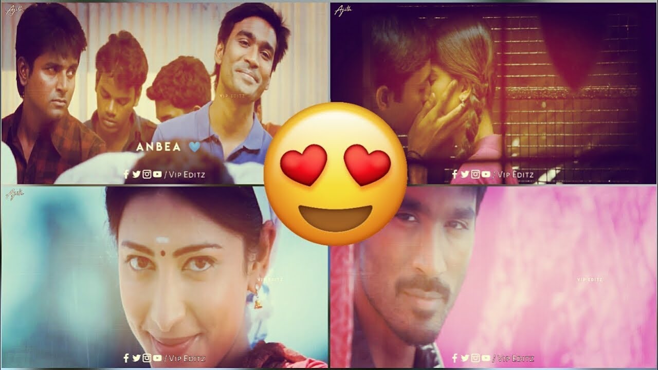 Uyirai thodarthu varum💕Mayilarage Mayilarage💕Anbea Aaruyire💕ARR💕3 Movie💕Mash Up💕Vip Editz