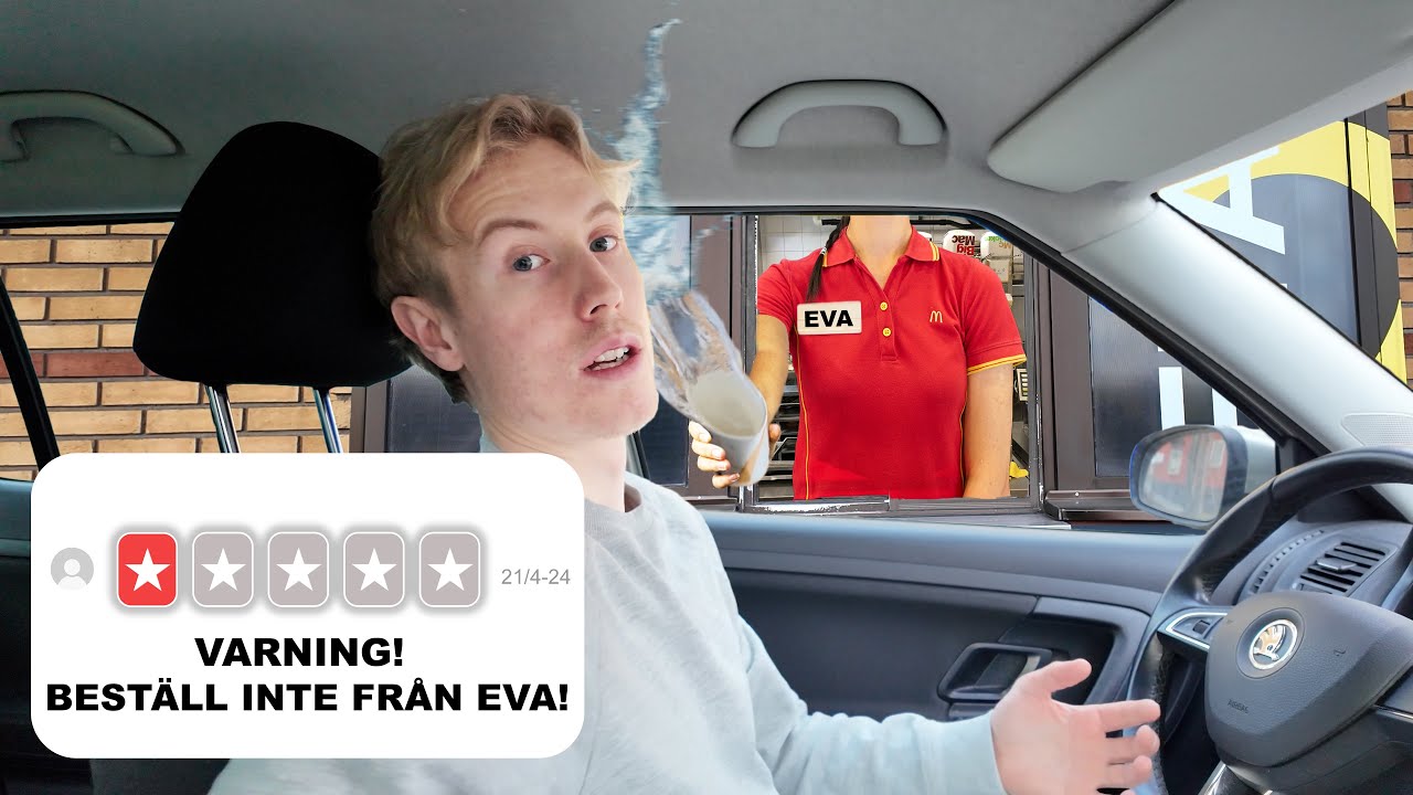 ÄTER PÅ SVERIGES SÄMSTA DRIVE-THROUGHS