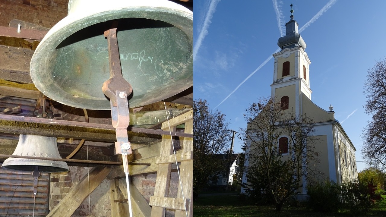 KAPOLY (H), A református templom harangjai/Die Glocken der reformierten Kirche